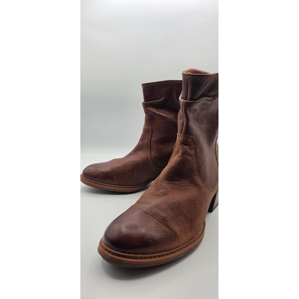 Timberland Sutherlin Bay Women's Boots 7.5 Brown Leather Slouch Zip A1SDE - Picture 11 of 13